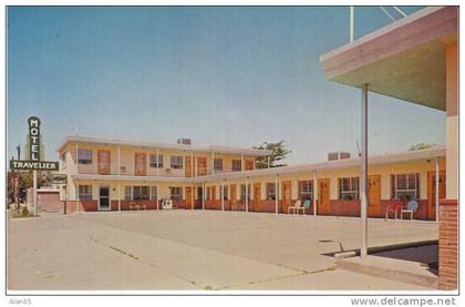 Casper WY Wyoming,  Motel Travelier, Lodging, c1960s Vintage Postcard