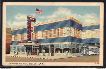 AK Charleston, WV, Greyhound Bus Depot