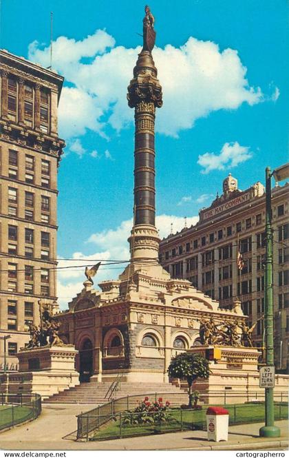 Postcard USA United States OH - Ohio > Cleveland soldiers and sailors monument