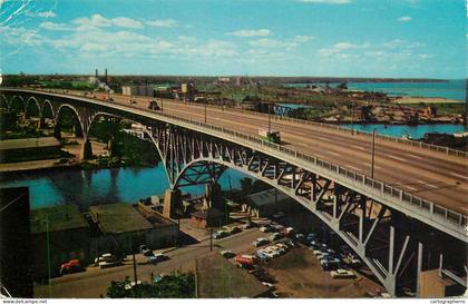 United States OH Ohio Cleveland main avenue bridge