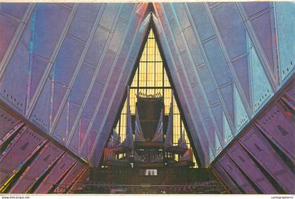 Postcard United States > CO - Colorado > Colorado Springs Protestant chapel US Air Force Academy