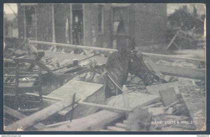 OH Ohio Columbus 1913 Flood near State & Mill STC Baker art Gallery