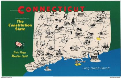 Connecticut - & map