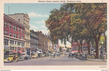 CONNECTICUT - Stamford - Atlantic Street Looking North