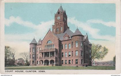 AK Clinton Court House Hall a Davenport Camanche Sixmile Goose Lake Low Moor Elvira Iowa IA United States USA