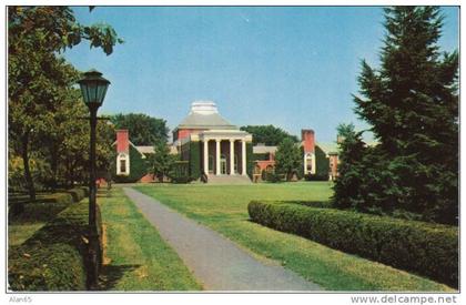 Newark DE Delaware, University of Delaware Memorial Library, c1950s Vintage Postcard