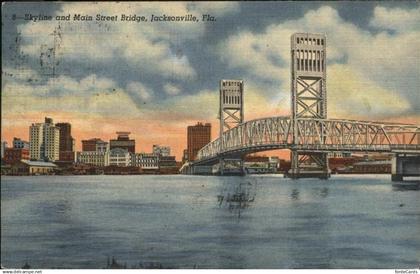 11111594 Jacksonville Florida Skyline Main Street Bridge