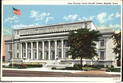 11111957 Cedar Rapids Iowa Linn County Court House