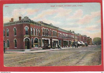 CPA: USA - IA Iowa - Main street, Storm Lake