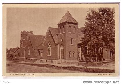 IN , INDIANA , YORKTOWN , Methodist church