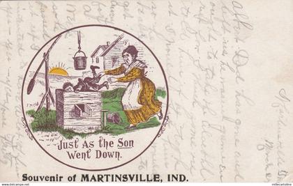 INDIANA - Martinsville - Souvenir 1906