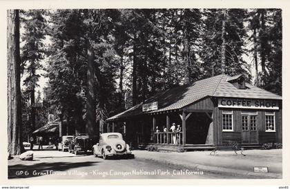 Kings Canyon National Park California, Grant Grove Village, c1940s Vintage Real Photo Postcard