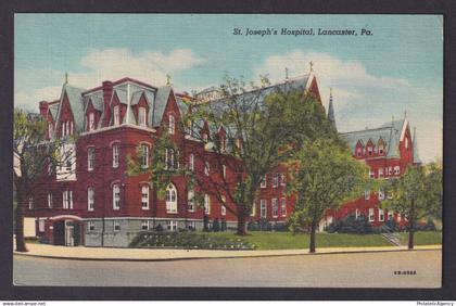 Postcard, United States, Lancaster PA, St. Joseph's Hospital