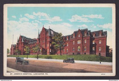 Postcard, United States, Lancaster PA, St. Joseph's Hospital