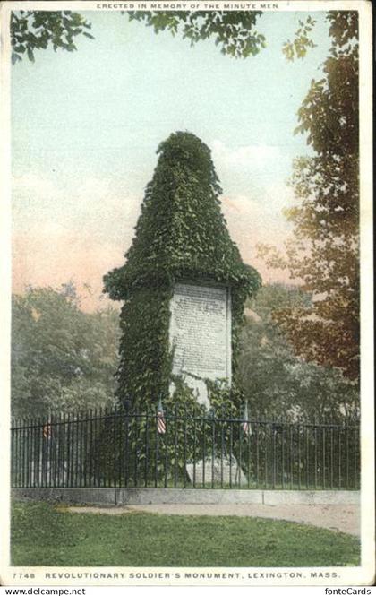 11328435 Lexington Massachusetts Revolutionary Soldiers Monument