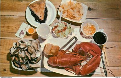 Etats-Unis - ME - Maine - Down East Gourmet's Delight " Shore Dinner " famed throughout the world as New England's