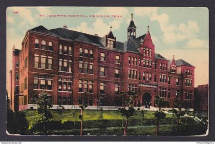 Postcard, United States, Memphis TN, St. Joseph's Hospital