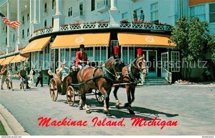 73716685 Mackinac Island Grand Hotel Pferdedroschke