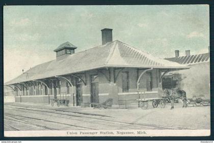 MI Michigan NEGAUNEE Union passenger Station