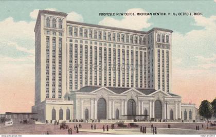 MICHIGAN - Proposed New Depot, Michigan Central R. R., Detroit