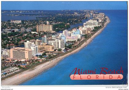 Miami Beach, old postcard travelled bb 150929