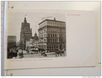 USA -WI  - Milwaukee Wisconsin  ca 1900  D127183