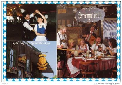 Montrose Minnesota MN, Gasthof zur Gemutlichkeit Restaurant Bavarian Club, Beer, on Modern Postcard