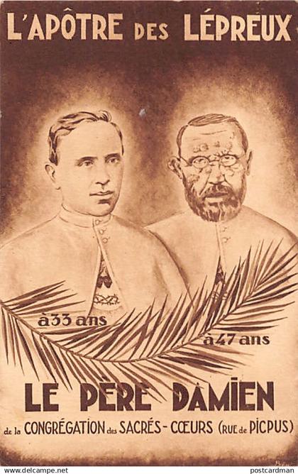 Hawaii - Father Damien, the apostle to the lepers - Congregation of the Sacred Hearts of Picpus - Publ. Father Mouly