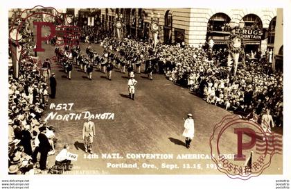 NORTH DAKOTA. 14th NATL. CONVENTION AMERICAN LEGION. PORTLAND OREGON. - REAL PHOTO