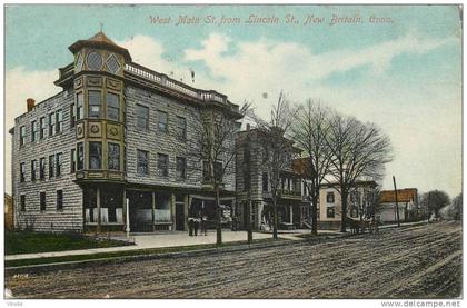 : réf : P-12- 0873 : West Main St From Lincoln St. , New Britain