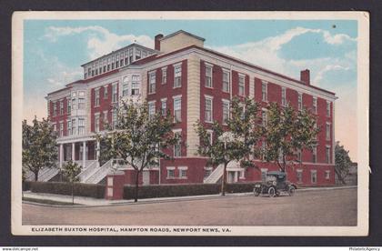 Postcard, United States, Newport News VA, Elizabeth Buxton Hospital