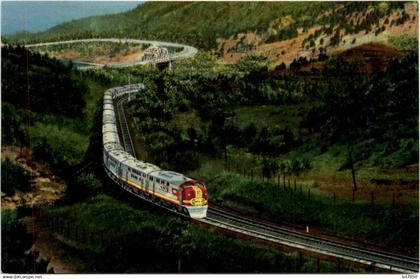 Santa Fe Streamliner Ascending Raton Pass