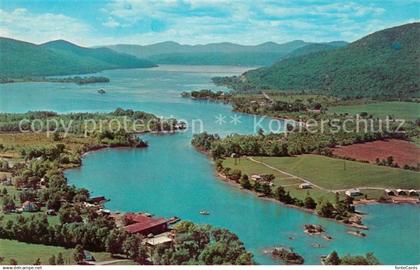 73057195 New York City Lake George Aerial view