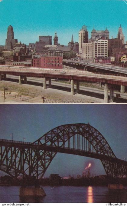 NEW YORK -  New York City - Buffalo Skyline, Skyway Bdg - South Grand Island Bdg