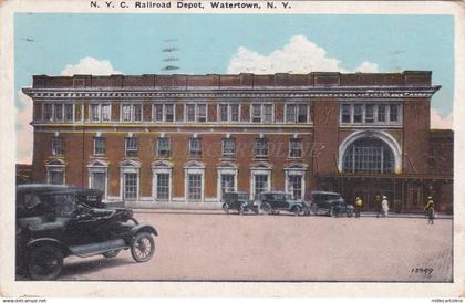 NEW YORK - Railroad Depot, Watertown 1927