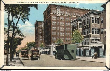 11326296 Chicago_Illinois Somerset Hotel Sheridan Road Autos Bus