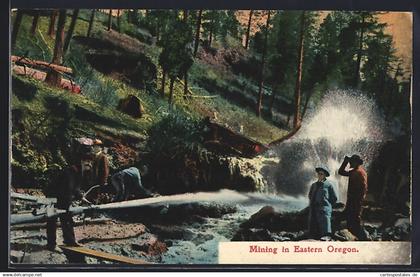 AK Eastern Oregon, OR, Mining Scene