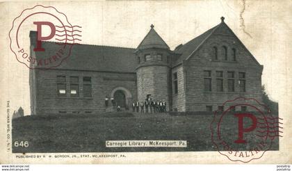 CARNEGIE LIBRARY MCKEESPORT PA PENNSYLVANIA  USA EEUU