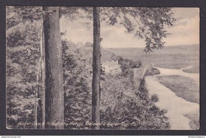 Postcard, United States, Delaware Water Gap PA, Water Gap & Kittatinny Hotels