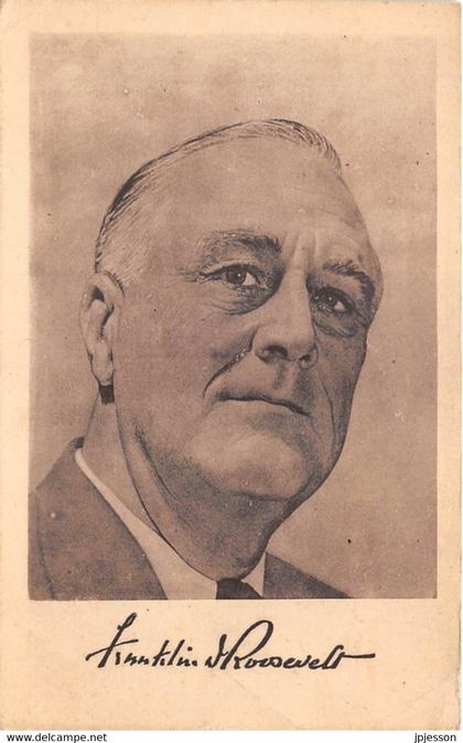 ETATS UNIS - PRESIDENT FRANKLIN ROOSEVELT - POLITIQUE