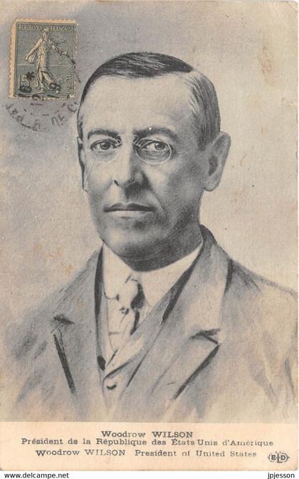 ETATS UNIS - PRESIDENT WOODROW WILSON