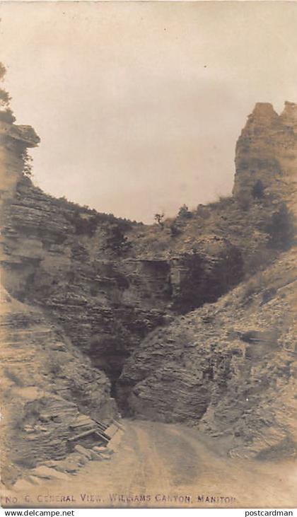 Usa - MANITOU (CO) Central View - Williams Canyon - Rocky Mountains - REAL PHOTO