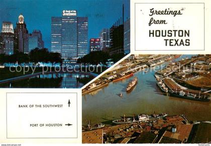 73717414 Houston  Texas USA Bank of the Southwest Port of Houston Air view