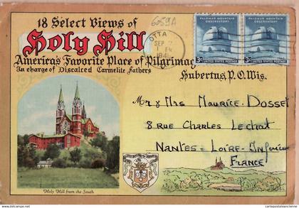 23972 / ⭐ Rare 18 Select Views HOLY HILL WI Wisconsin America's Place PILGRIMAGE1948 Original Complete Set in COVER USA