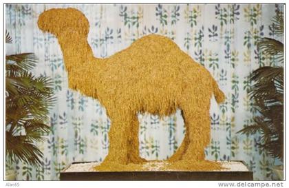 Old Joe Camel, Sculpture Made from Tobacco, Whitaker Plant Makes Camel Cigarettes RJ Reynolds Co. Winston-Salem NC