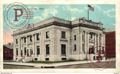 USA. ZANESVILLE, OHIO. POST OFFICE, OFICINA DE CORREOS.