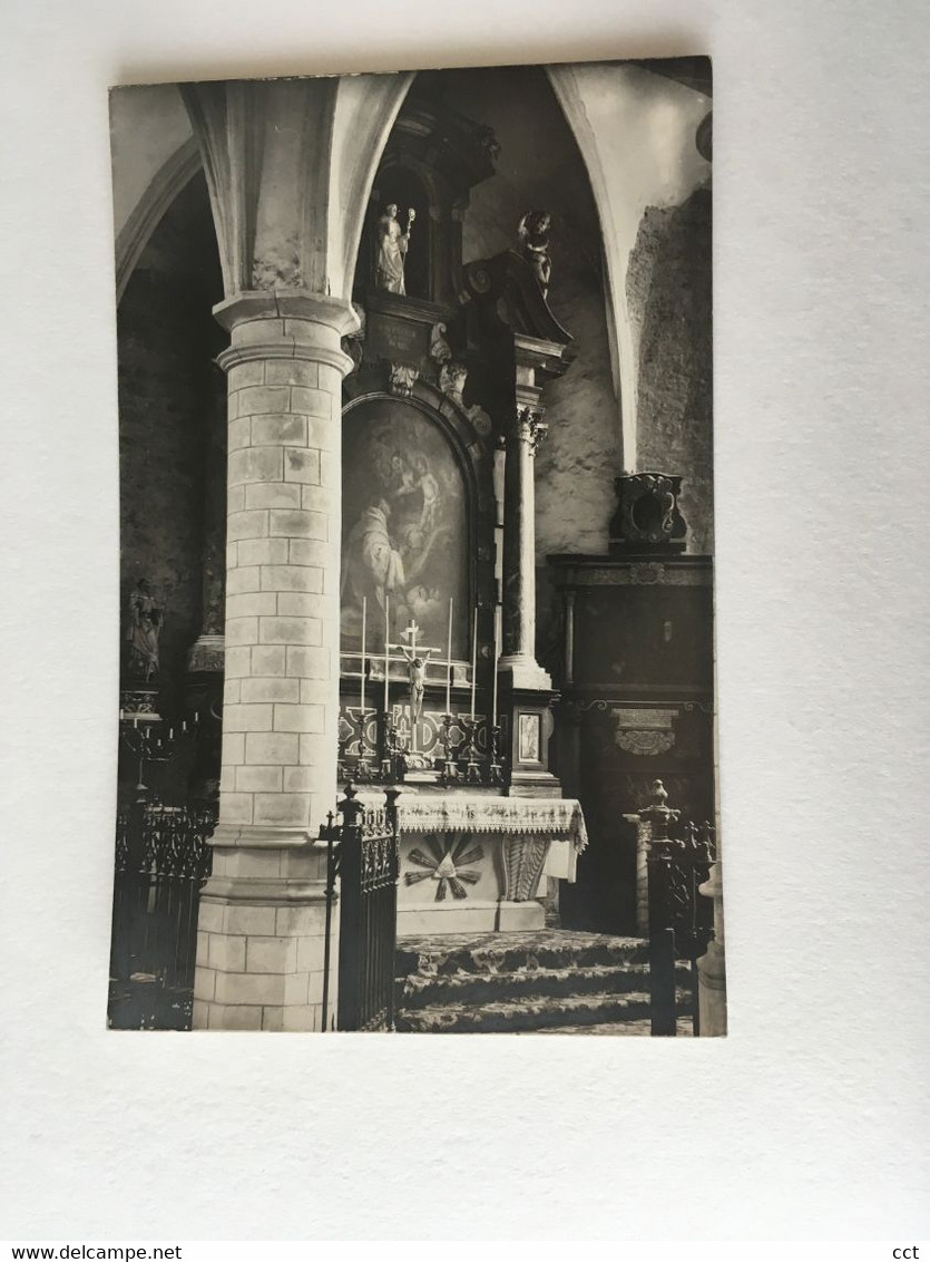 Steenokkerzeel  FOTOKAART  Koor en altaar van de kerk