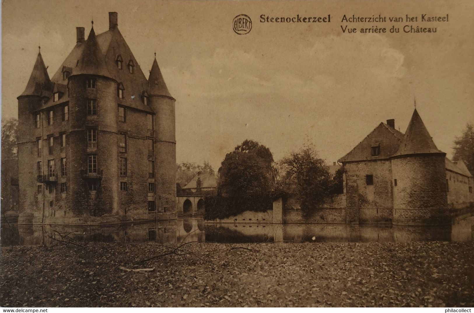 Steenokkerzeel - Steenockerzeel // Achterzicht van het Kasteel ca 1936 Ed. Albert