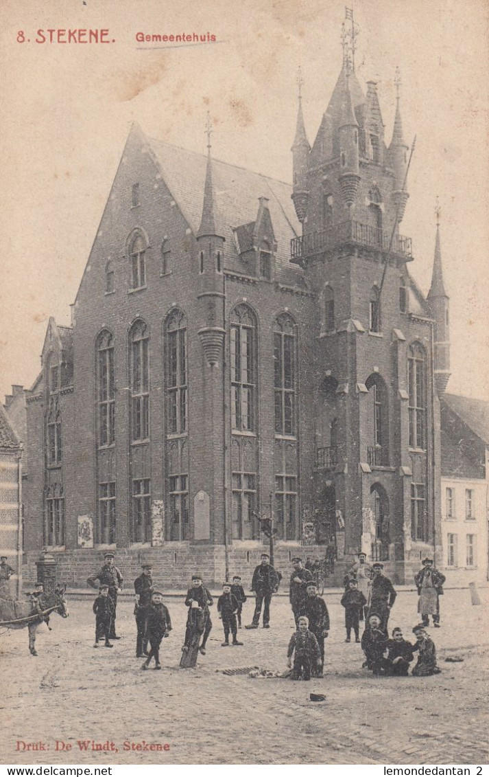 Stekene - Het Gemeentehuis (2 scans)