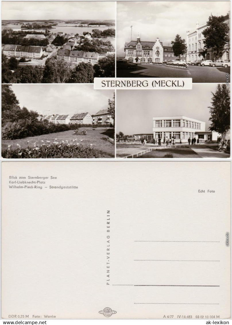 Sternberg (Mecklenburg)  Karl-Liebknecht-Platz, Wilhelm-Pieck-Ring 1977